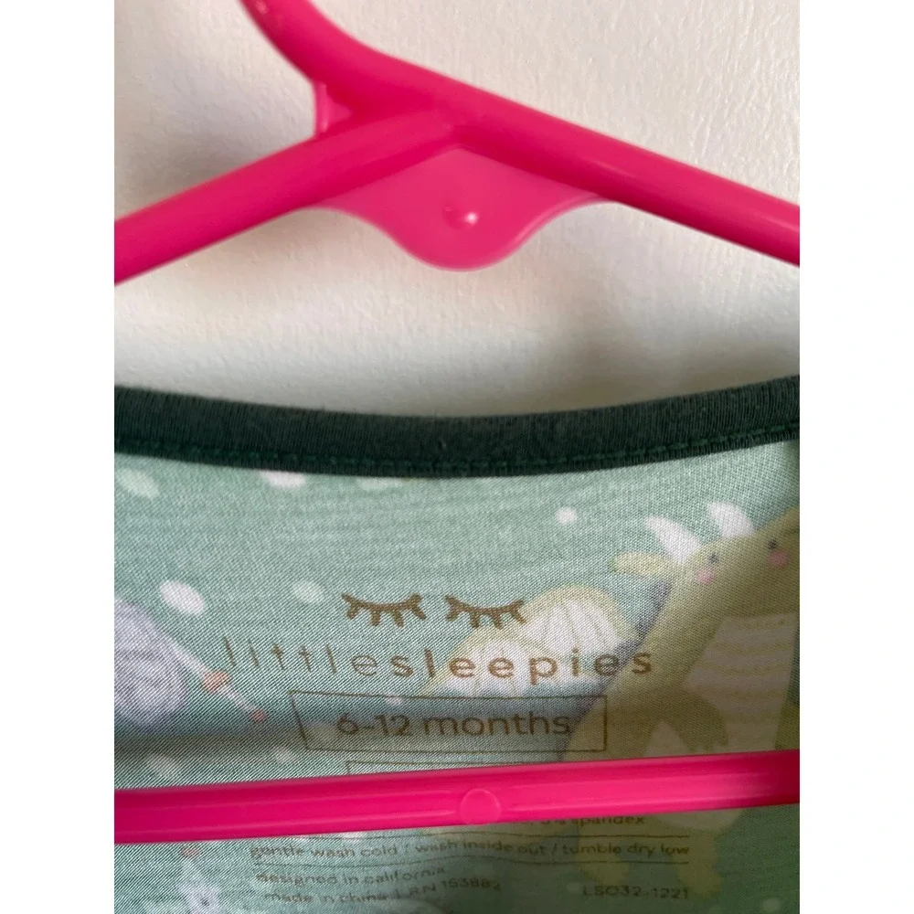Little Sleepies Dragon Dreamland Zippy Bamboo 6-12 Months